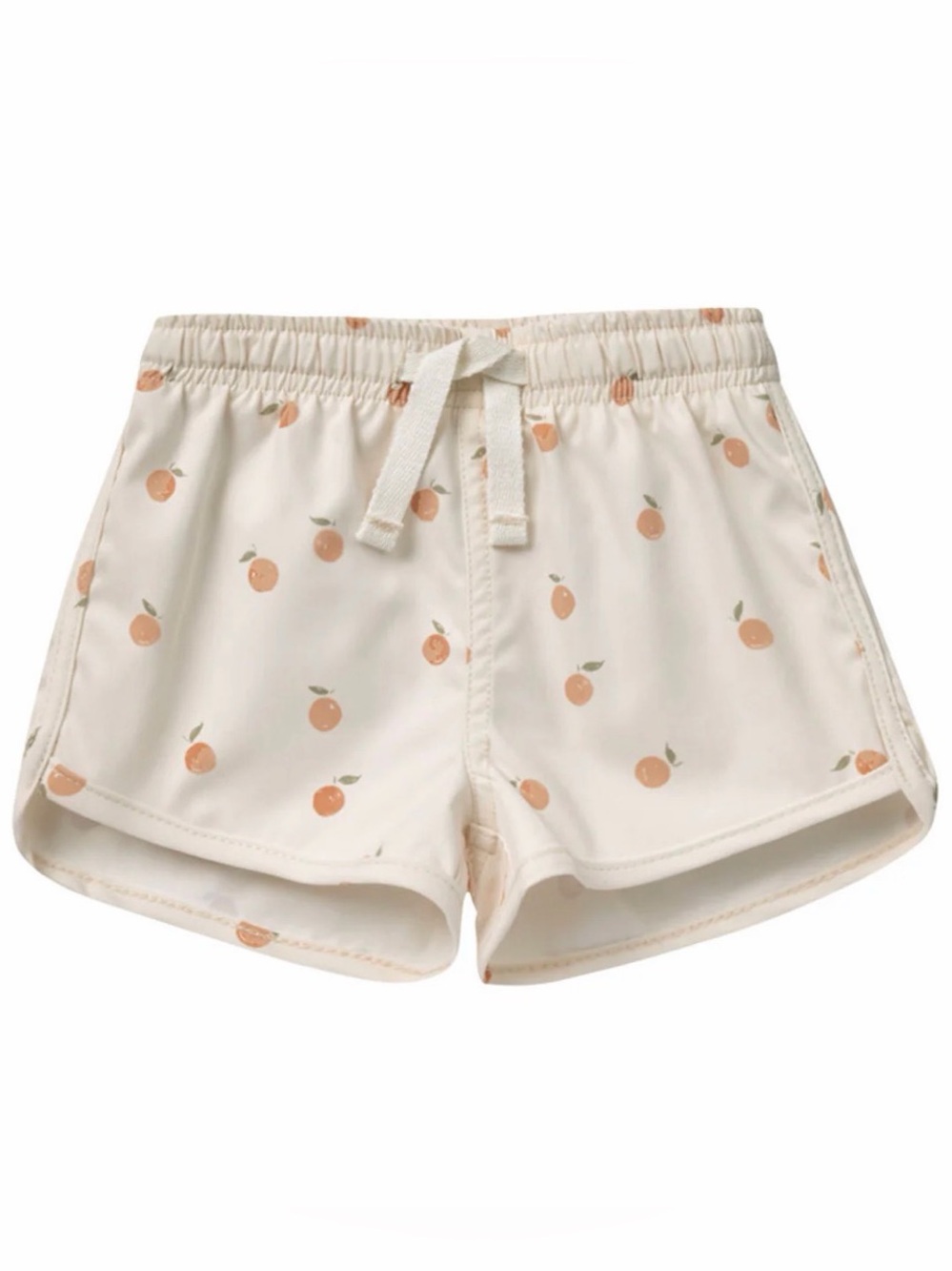 Boys Quincy Mae Swim Trunks - Oranges. Size: 4-5Y